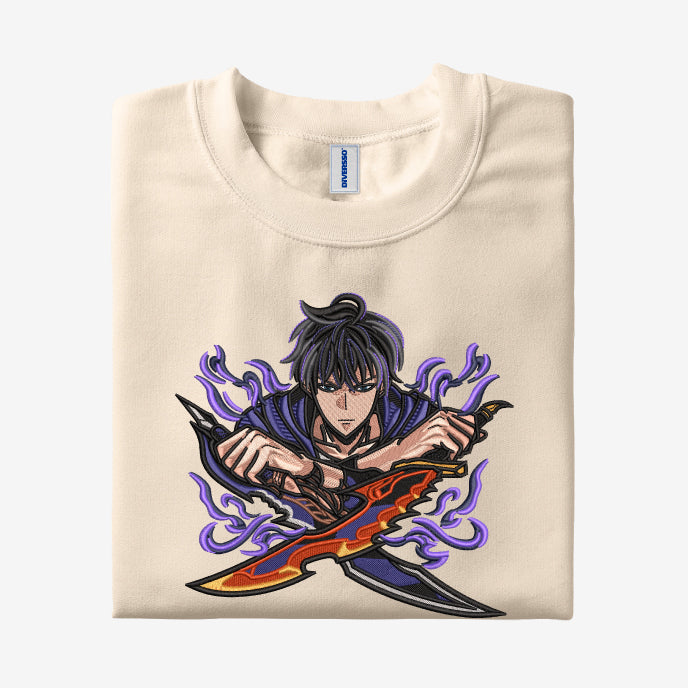 1 - SUNG JIN-WOO - SOLO LEVELING - EDICION ESPECIAL - CAMISETA
