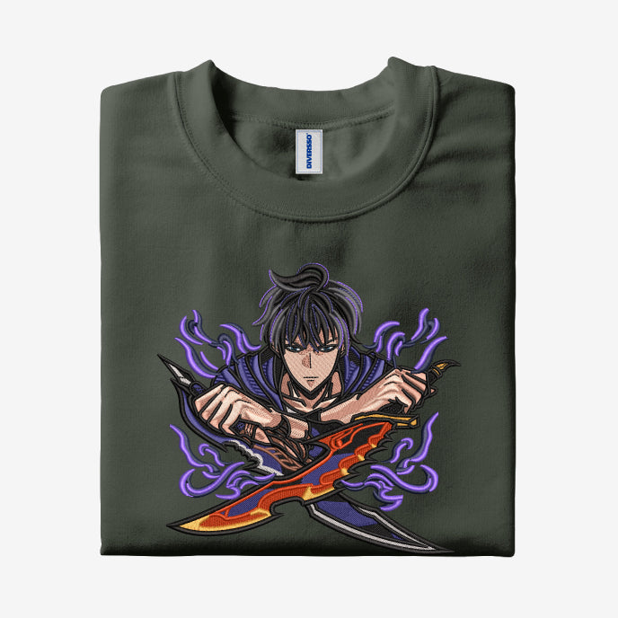 1 - SUNG JIN-WOO - SOLO LEVELING - EDICION ESPECIAL - CAMISETA
