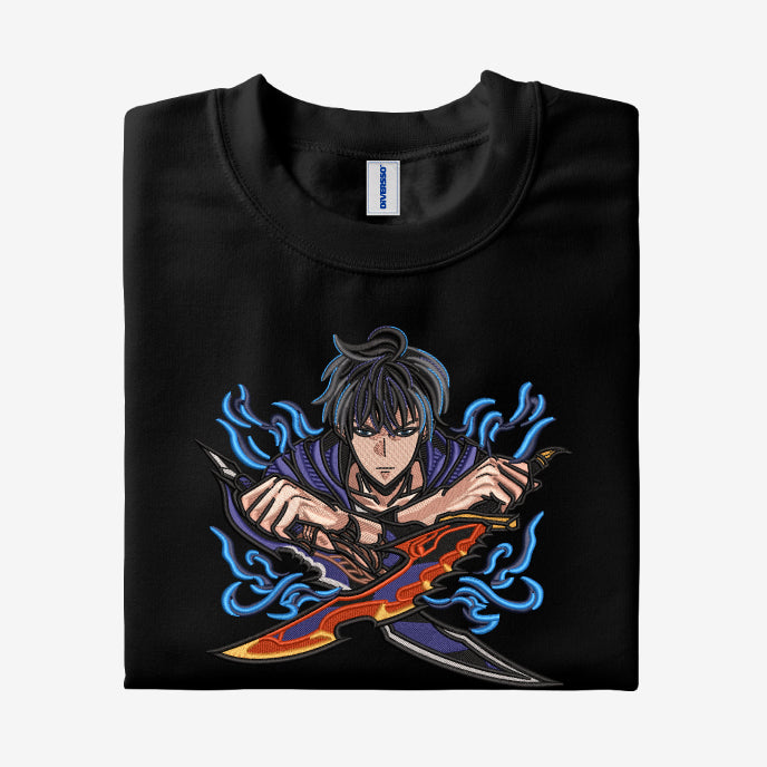 1 - SUNG JIN-WOO - SOLO LEVELING - EDICION ESPECIAL - CAMISETA