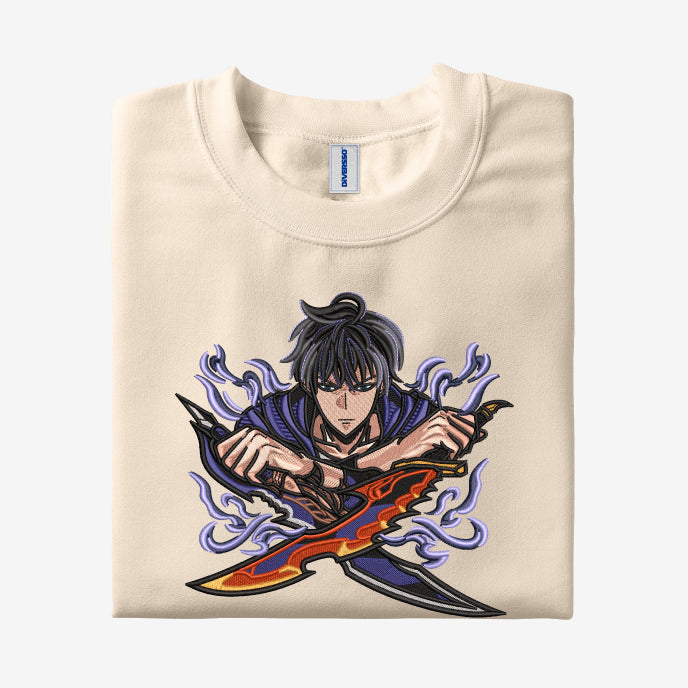 1 - SUNG JIN-WOO - SOLO LEVELING - EDICION ESPECIAL - CAMISETA