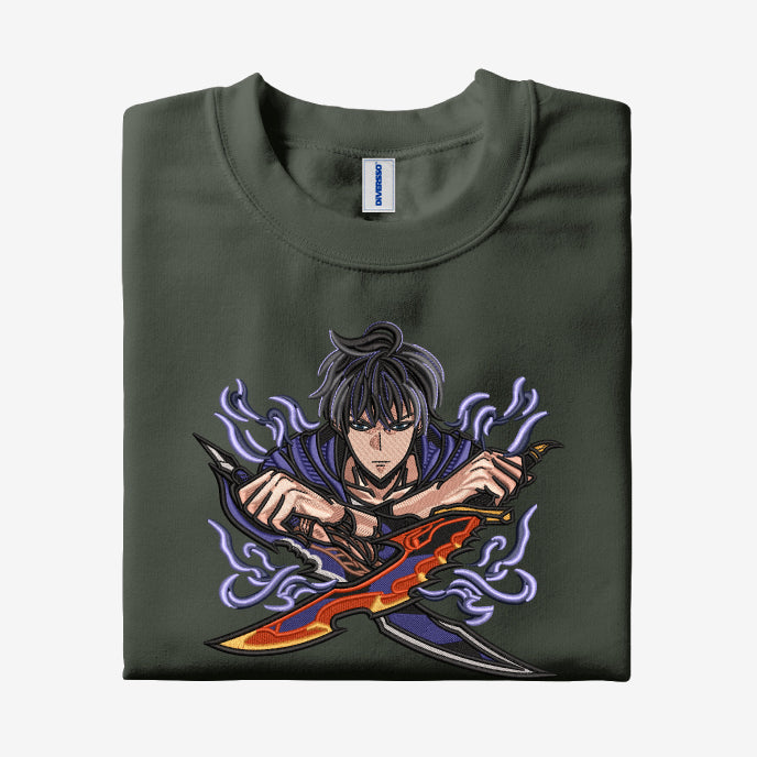 1 - SUNG JIN-WOO - SOLO LEVELING - EDICION ESPECIAL - CAMISETA