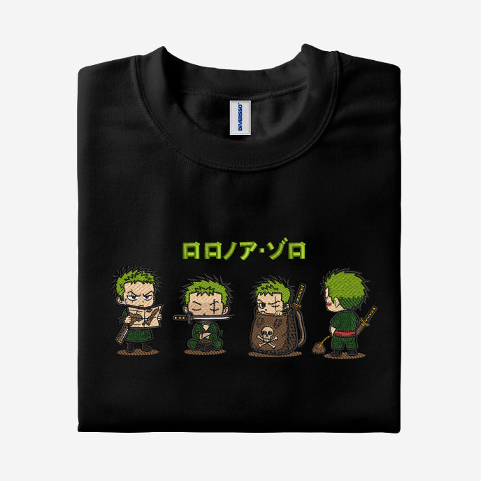 1- RORONOA ZORO 7.0 - CAMISETA