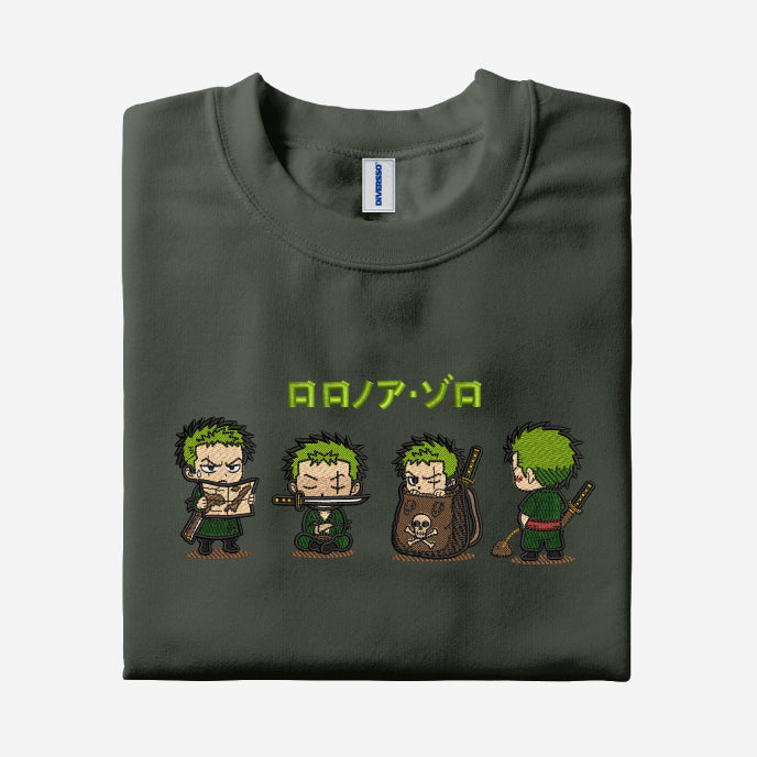 1- RORONOA ZORO 7.0 - CAMISETA