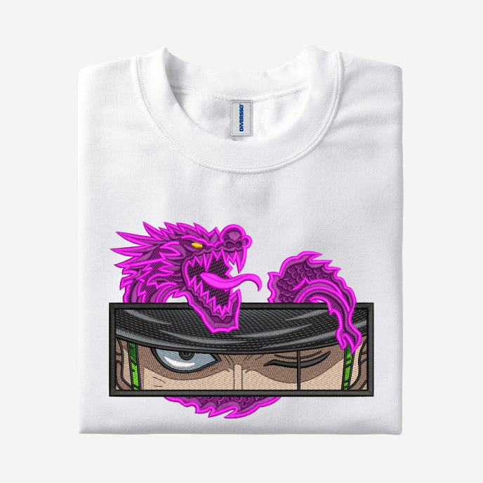 1- RORONOA ZORO 8.0 - CAMISETA