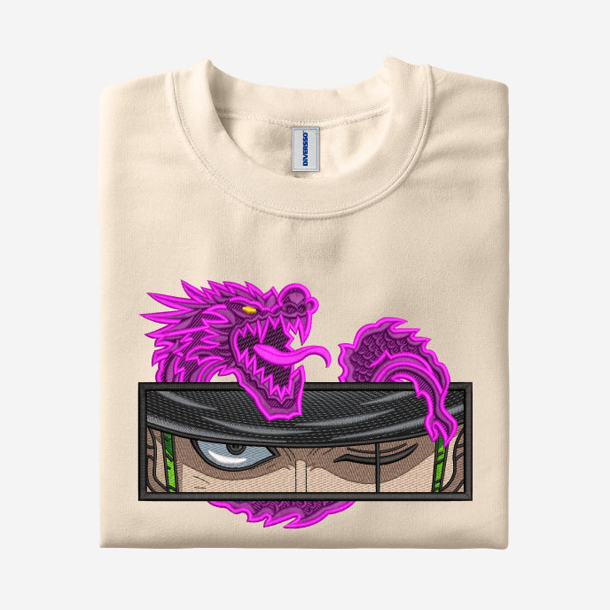 1- RORONOA ZORO 8.0 - CAMISETA