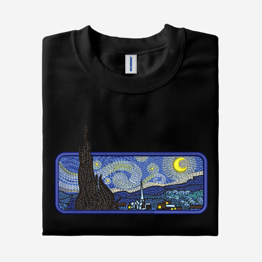 1- LA NOCHE ESTRELLADA - VAN GOGH - CAMISETA