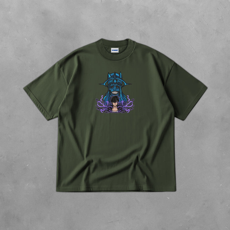 SUNG JIN-WOO - SOLO LEVELING - OVERSIZE TELA PESADA