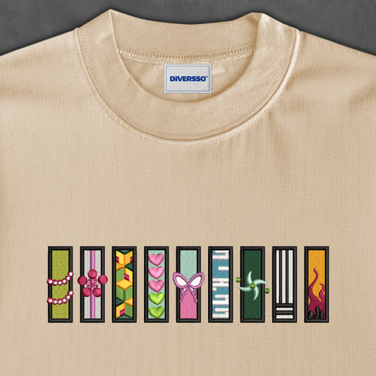 1- DEMON SLAYER - HASHIRA - OVERSIZE TELA PESADA