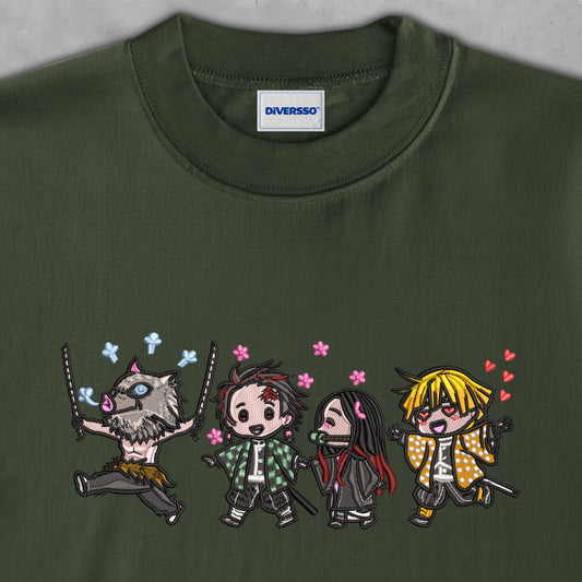 1- DEMON SLAYER - KIMETSU NO YAIBA - OVERSIZE TELA PESADA