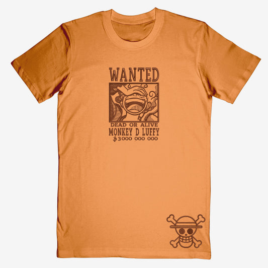 LUFFY - WANTED - DOBLE BORDADO