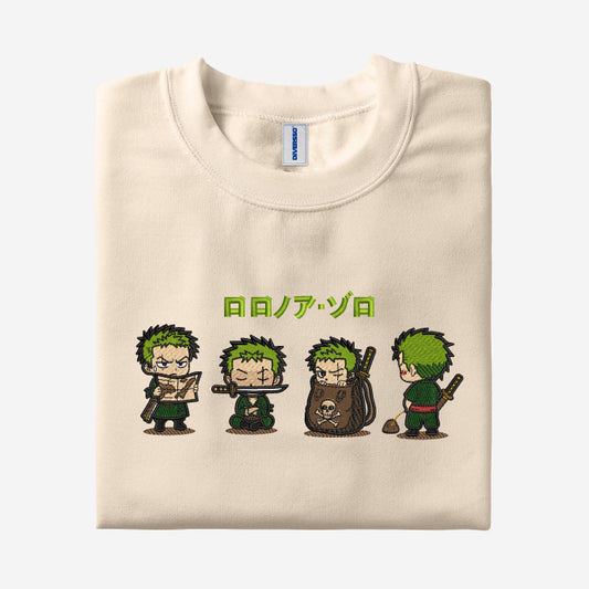 1- RORONOA ZORO 7.0 - CAMISETA