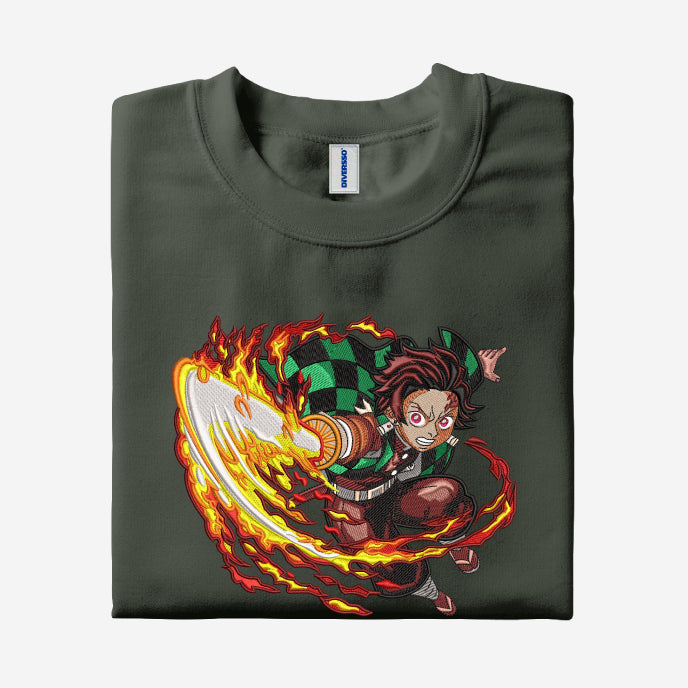 1- TANJIRO KAMADO 2.0 - DEMON SLAYER  - CAMISETA