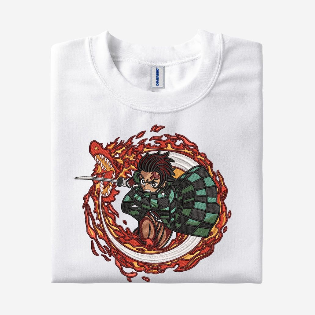 1- TANJIRO KAMADO 3.0 - DEMON SLAYER  - CAMISETA