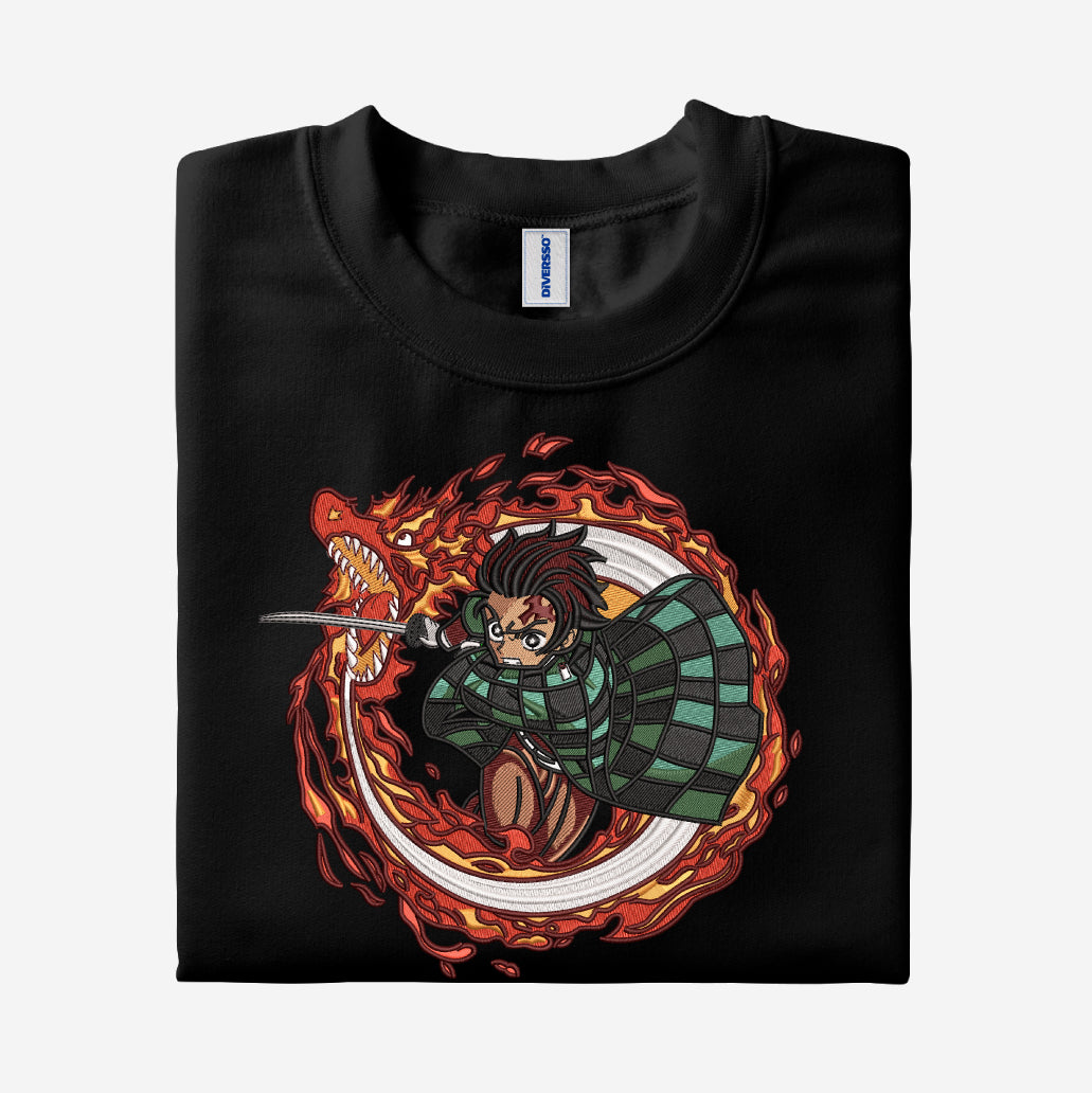 1- TANJIRO KAMADO 3.0 - DEMON SLAYER  - CAMISETA