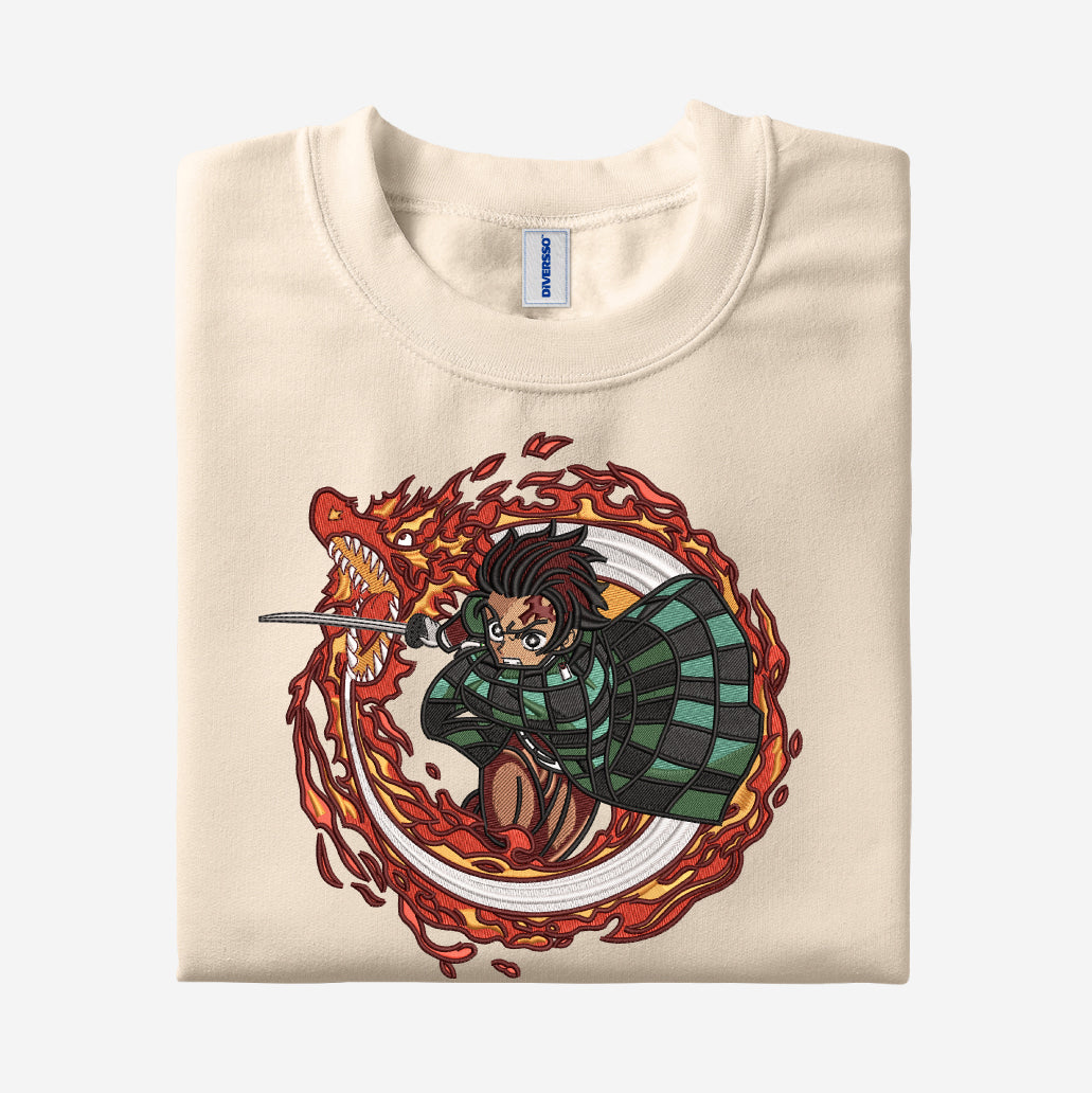 1- TANJIRO KAMADO 3.0 - DEMON SLAYER  - CAMISETA