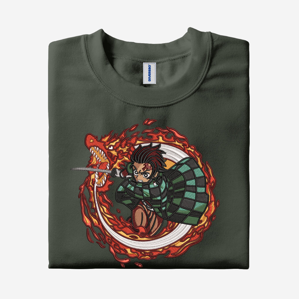 1- TANJIRO KAMADO 3.0 - DEMON SLAYER  - CAMISETA