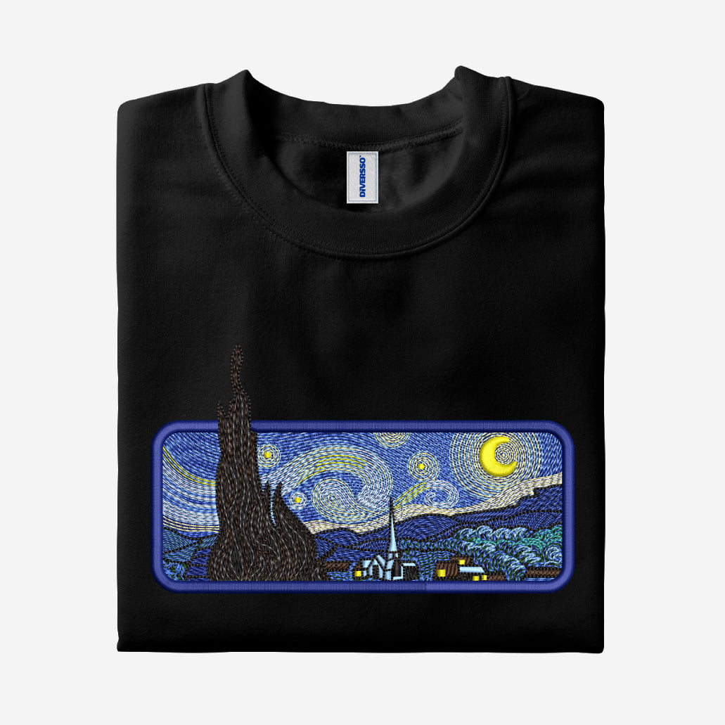 1- LA NOCHE ESTRELLADA - VAN GOGH - CAMISETA