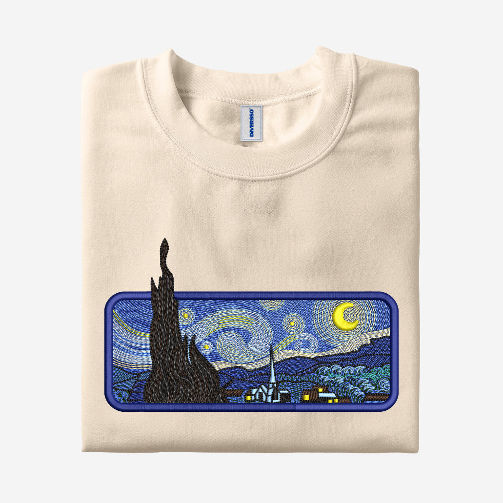 1- LA NOCHE ESTRELLADA - VAN GOGH - CAMISETA