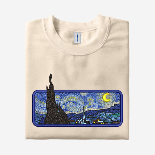 1- LA NOCHE ESTRELLADA - VAN GOGH - CAMISETA