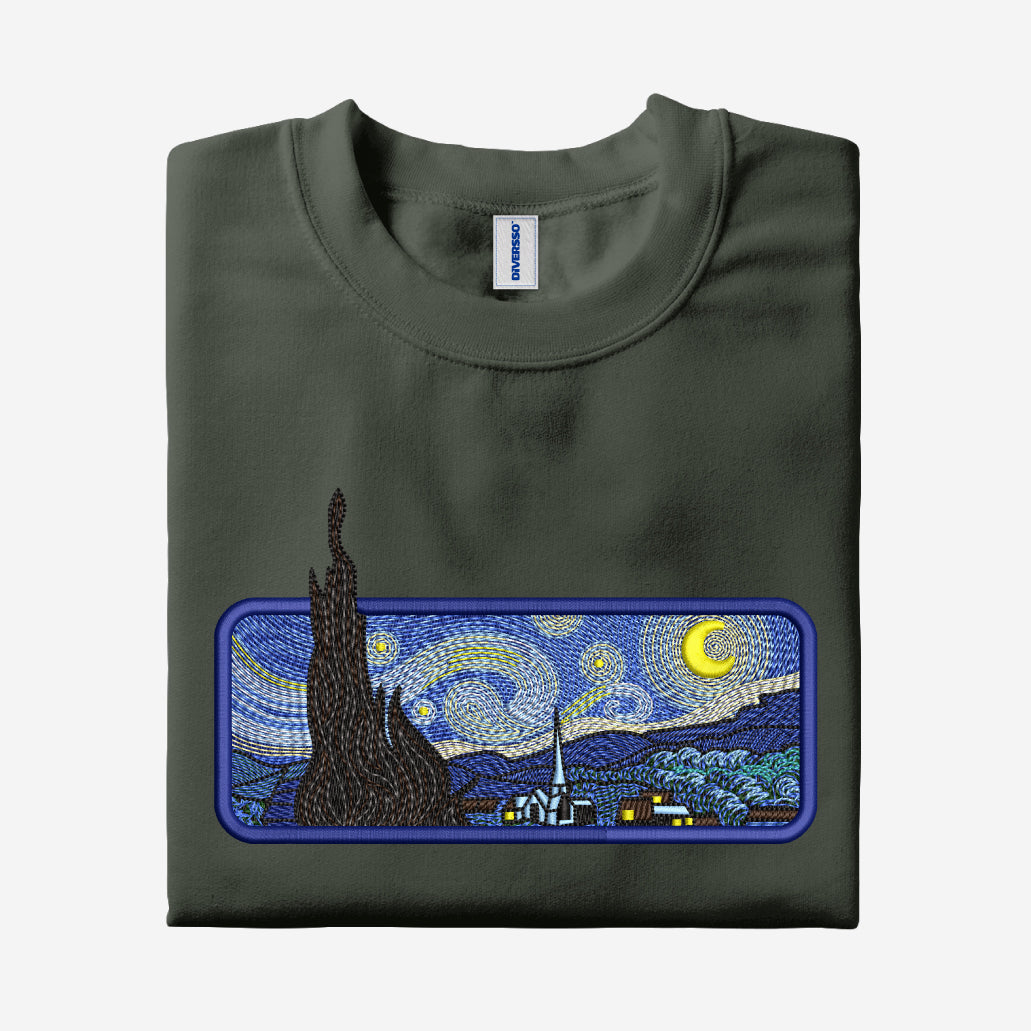 1- LA NOCHE ESTRELLADA - VAN GOGH - CAMISETA