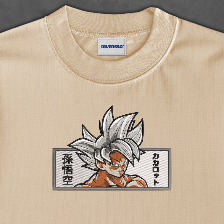 GOKU ULTRA INSTINTO - OVERSIZE TELA PESADA