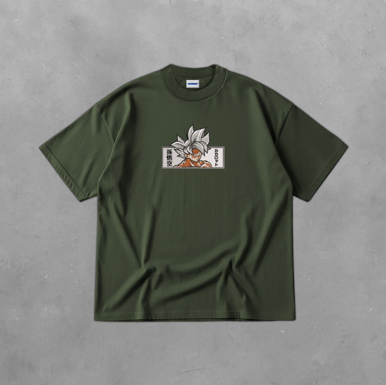 GOKU ULTRA INSTINTO - OVERSIZE TELA PESADA