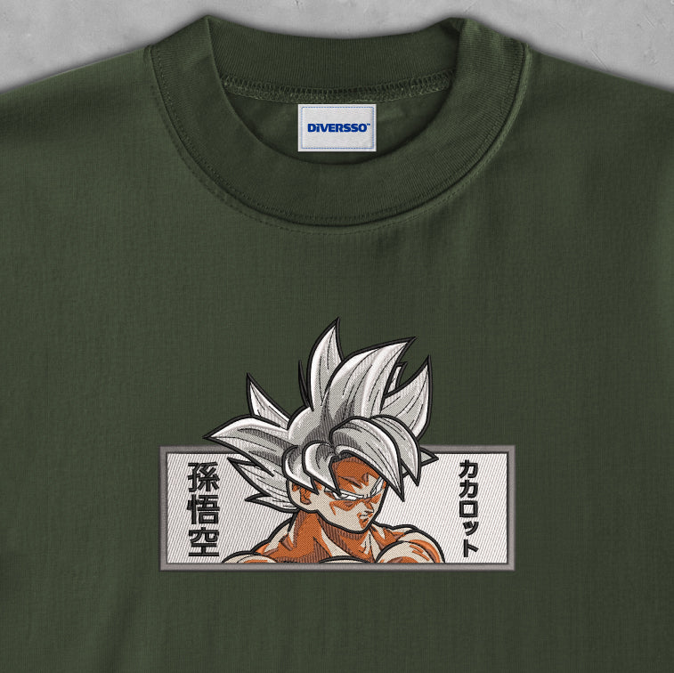 GOKU ULTRA INSTINTO - OVERSIZE TELA PESADA