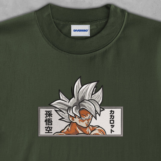 GOKU ULTRA INSTINTO - OVERSIZE TELA PESADA