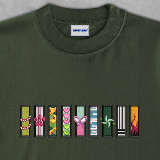 1- DEMON SLAYER - HASHIRA - OVERSIZE TELA PESADA