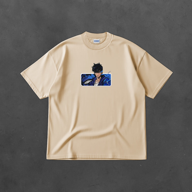 SUNG JIN-WOO - SOLO LEVELING 3.0 - OVERSIZE TELA PESADA