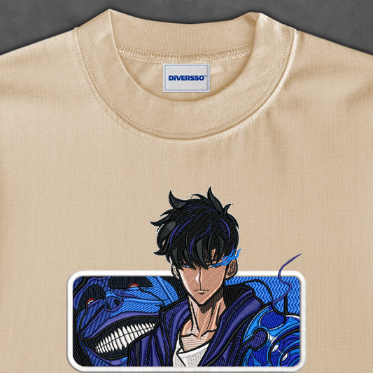 SUNG JIN-WOO - SOLO LEVELING 3.0 - OVERSIZE TELA PESADA