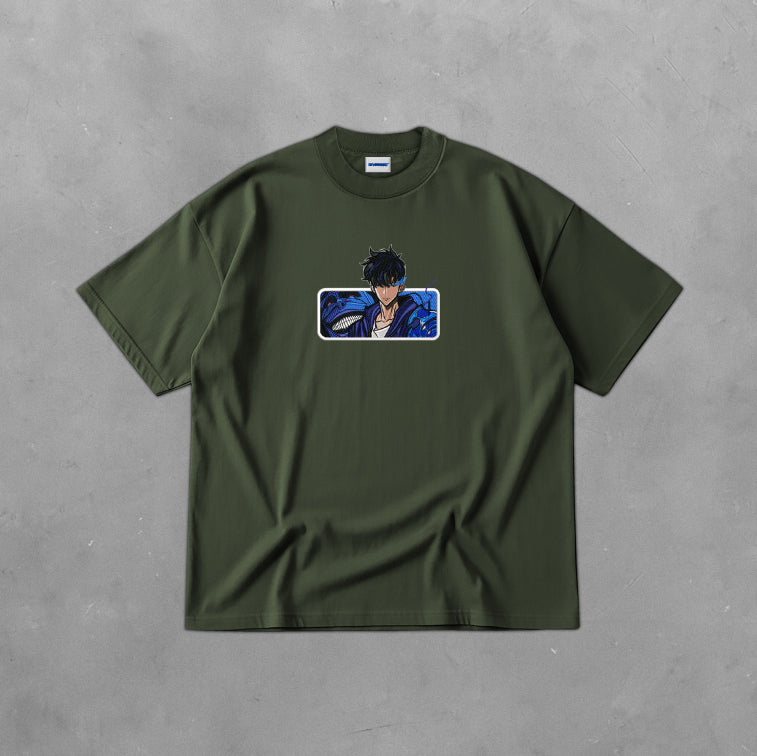 SUNG JIN-WOO - SOLO LEVELING 3.0 - OVERSIZE TELA PESADA