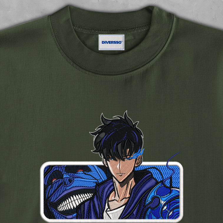 SUNG JIN-WOO - SOLO LEVELING 3.0 - OVERSIZE TELA PESADA