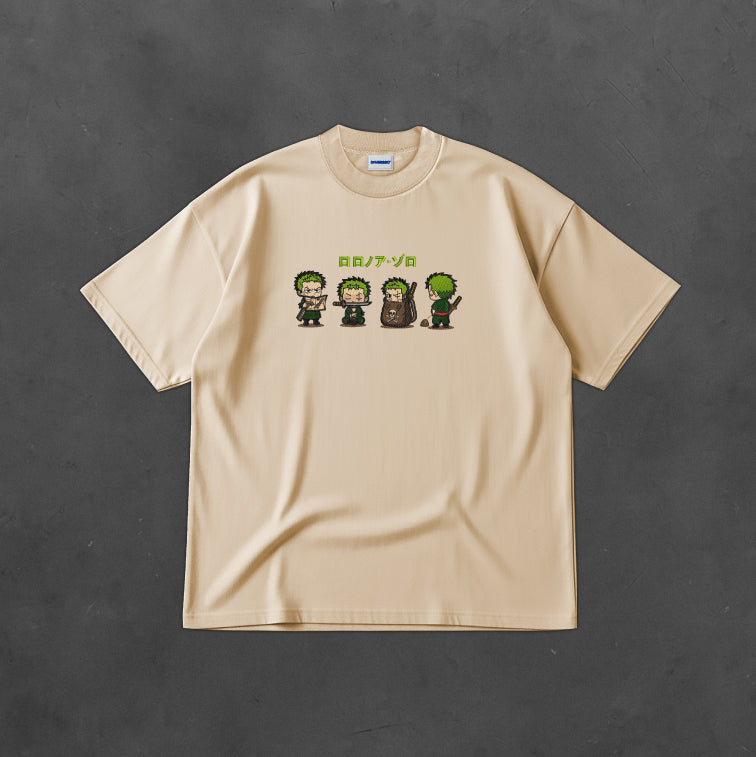 RORONOA ZORO 7.0 - OVERSIZE TELA PESADA