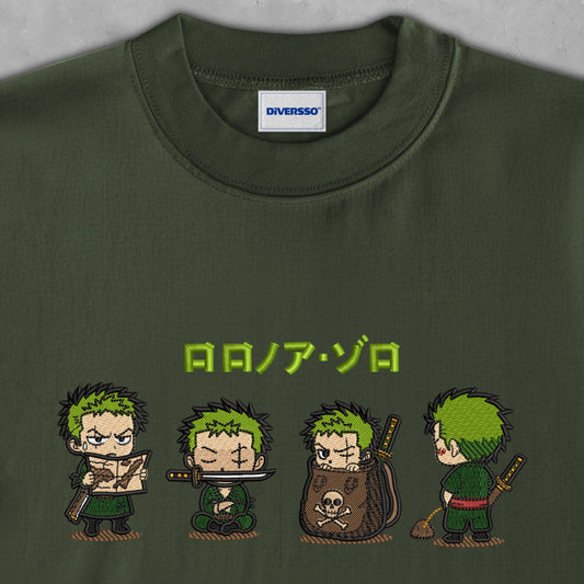 RORONOA ZORO 7.0 - OVERSIZE TELA PESADA