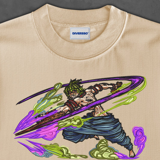 1- DEMON SLAYER - GYUTARO - OVERSIZE TELA PESADA