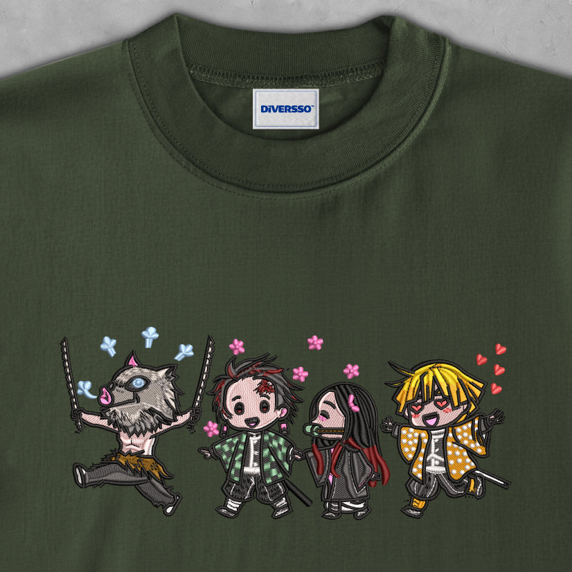 1- DEMON SLAYER - KIMETSU NO YAIBA - OVERSIZE TELA PESADA