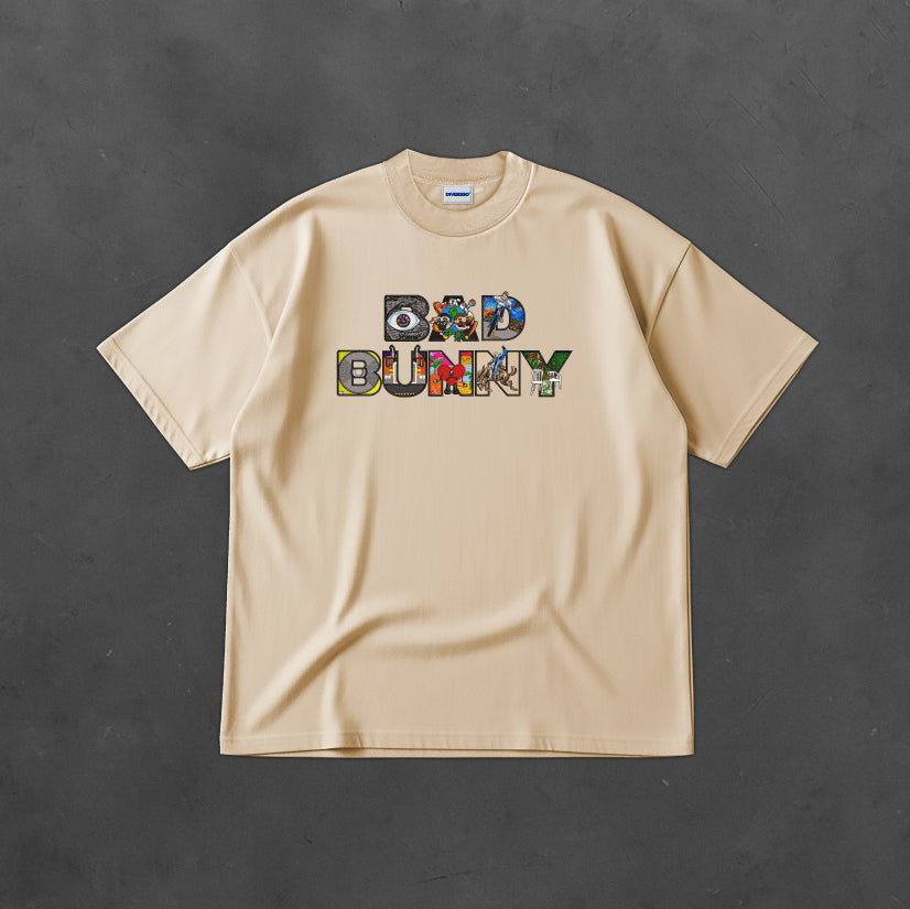 1- BAD BUNNY - EDICION ESPECIAL - OVERSIZE TELA PESADA