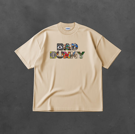 1- BAD BUNNY - EDICION ESPECIAL - OVERSIZE TELA PESADA