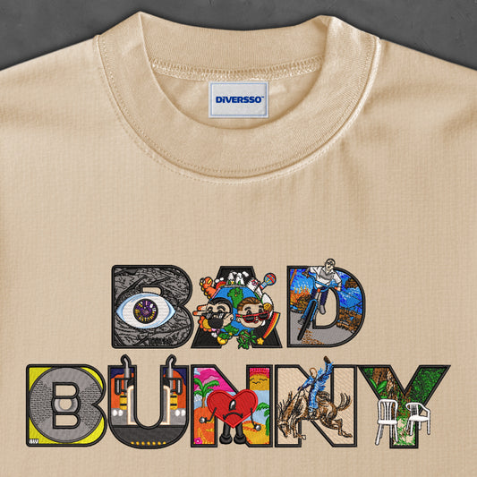 1- BAD BUNNY - EDICION ESPECIAL - OVERSIZE TELA PESADA