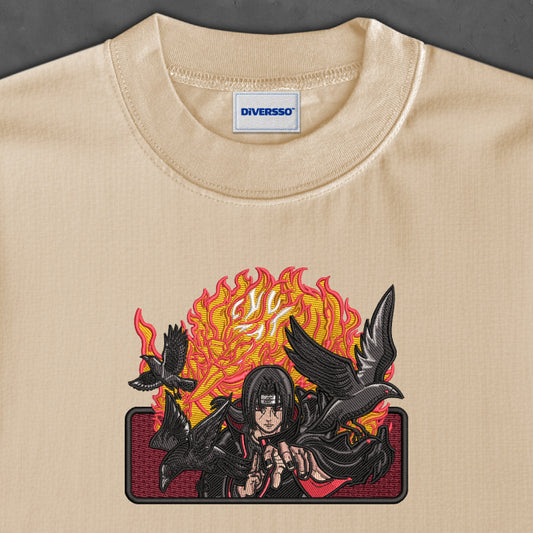 1- ITACHI UCHIHA - OVERSIZE TELA PESADA