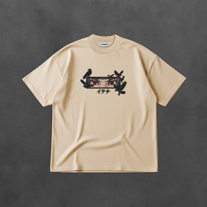 1- ITACHI UCHIHA - 2.0 - OVERSIZE TELA PESADA