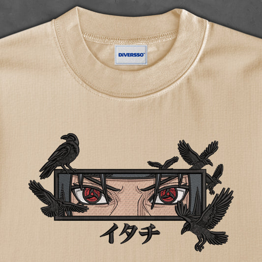 1- ITACHI UCHIHA - 2.0 - OVERSIZE TELA PESADA