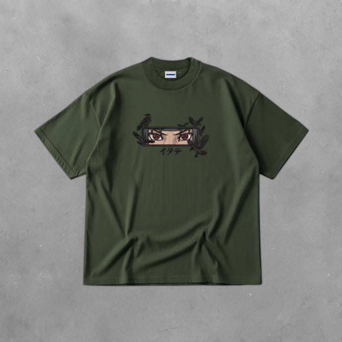 1- ITACHI UCHIHA - 2.0 - OVERSIZE TELA PESADA