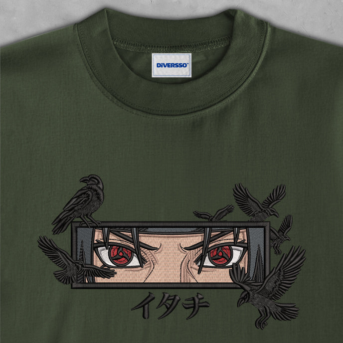 1- ITACHI UCHIHA - 2.0 - OVERSIZE TELA PESADA