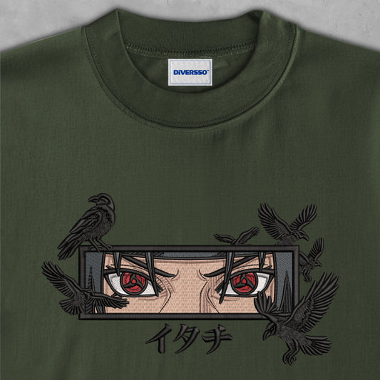 1- ITACHI UCHIHA - 2.0 - OVERSIZE TELA PESADA